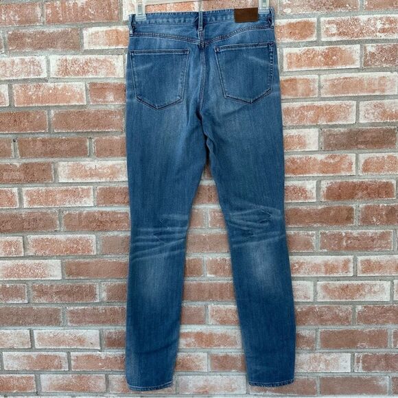 Madewell High Riser Jeans Distressed Medium Wash Women’s 27 x 32 - Picture 4 of 8
